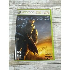 Halo 3 (Xbox 360, 2007) CIB Used AUTHENTIC, POSTER